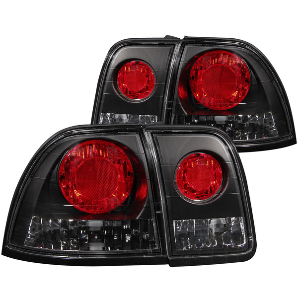 ANZO USA - Tail Light Assembly - 221039 — 1996-1997 Honda Accord