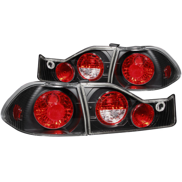 ANZO USA - Tail Light Assembly - 221041 — 1998-2000 Honda Accord
