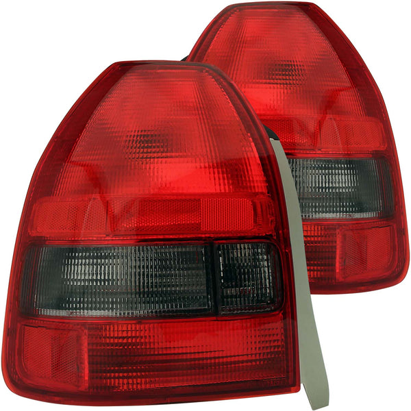 ANZO USA - Tail Light Assembly - 221193 — 1996-2000 Honda Civic