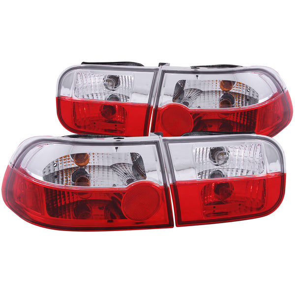 ANZO USA - Tail Light Assembly - 221220 — 1992-1995 Honda Civic
