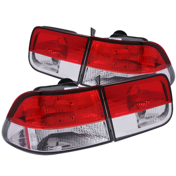 ANZO USA - Tail Light Assembly - 221222 — 1996-2000 Honda Civic