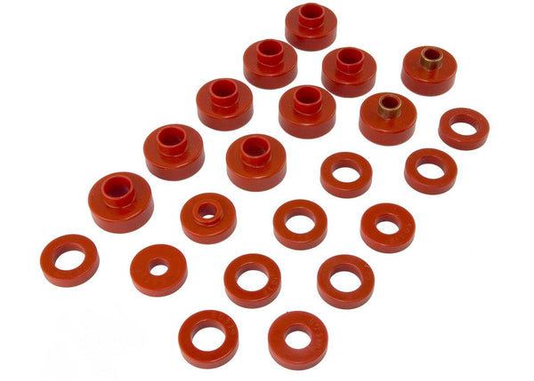 Rugged Ridge BODY Mount KIT RED 7679 22 Pieces