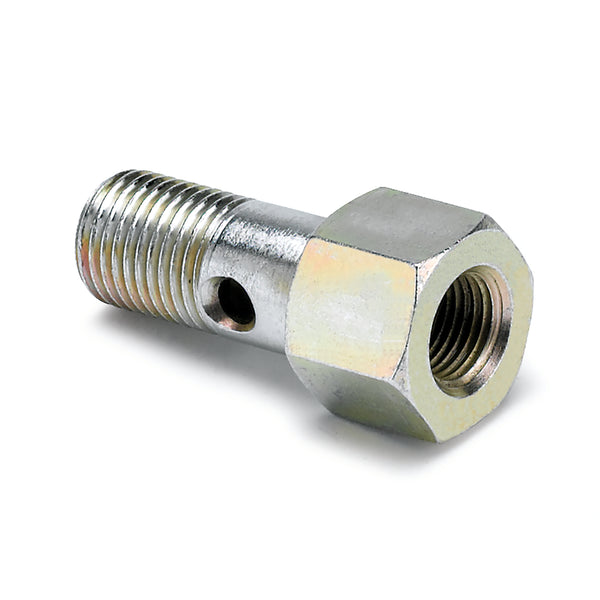 AutoMeter Fitting, Adapter, M12x1.25 Banjo Bolt to 1/8" Nptf Female, Fuel Pressure