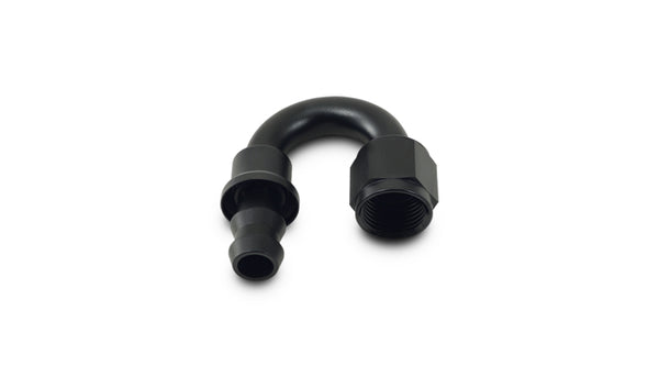 Vibrant Performance - 22806 - Push-On 180 Degree Hose End Elbow Fitting - Hose Size: -6AN