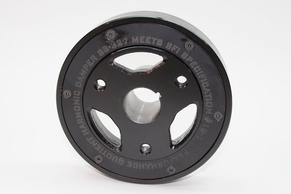 PRW - Pro Series SFI-Rated Injected-Elastomer Damper, Black - 2432740