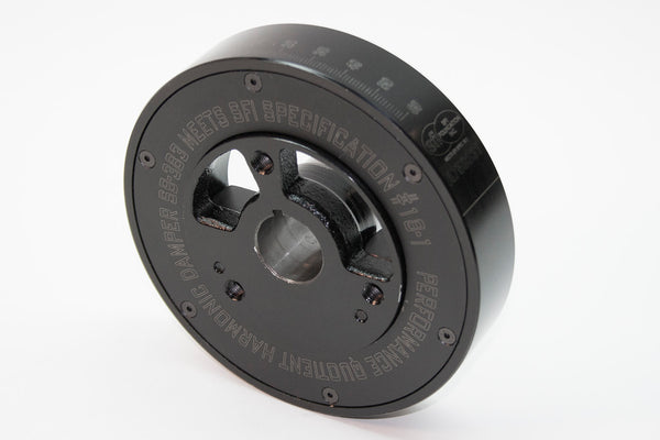 PRW - Pro Series SFI-Rated Injected-Elastomer Damper, Black - 2438341