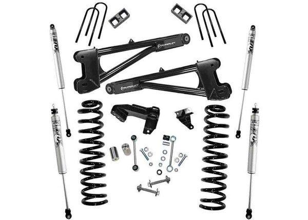 Superlift 4" Lift Kit — FOX 2.0 Shocks, Radius Arms — 2008-2010 Ford F-250 Super Duty 4WD Diesel (K981F)