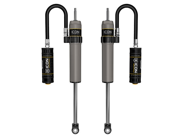 ICON 1991-2007 Toyota Land Cruiser 80/100 Series, 4-6” Lift, Rear, V.S. 2.5 Aluminum Series Shock Absorbers, Remote Reservoir, Pair (57804P)
