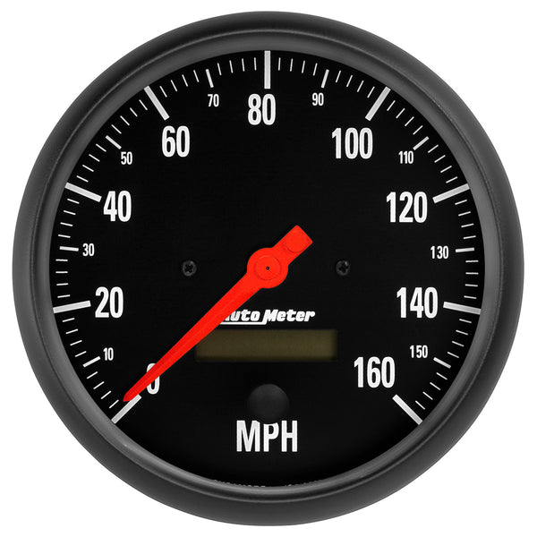 AutoMeter 5" Speedometer, 0-160 MPH, Z-Series — Red (2685)
