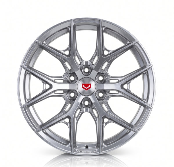 Vossen HF6-4 20x9.5 - 6x135 - ET15 - Deep Face - 87.1 - Silver Metallic Wheel