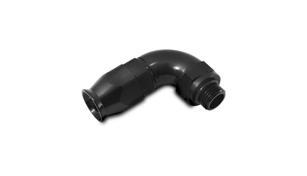 Vibrant Performance - 29902 - 90 Degree High Flow Swivel Hose End Fitting, -6AN Hose to 6 ORB