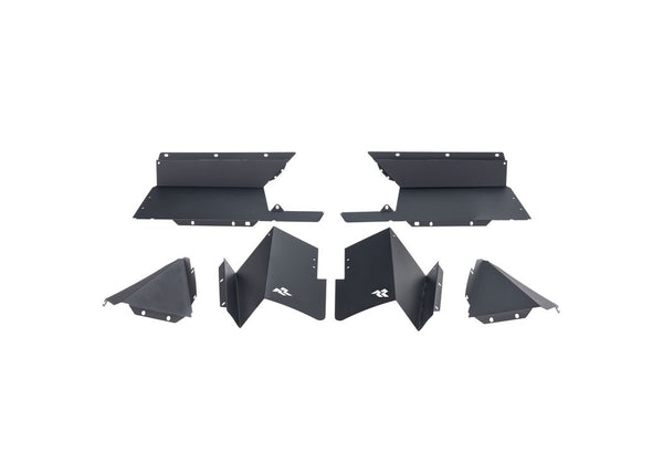 Rugged Ridge 20C Gladiator Inner Fender Liners Rear Aluminum Blk
