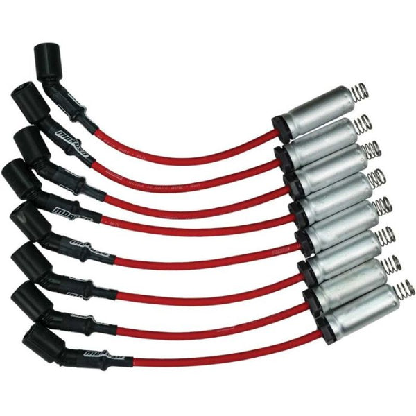 Moroso Jeu de fils d'allumage GM LS - Ultra 40 - non gainé - type Coil-On - fil de 12 po - rouge