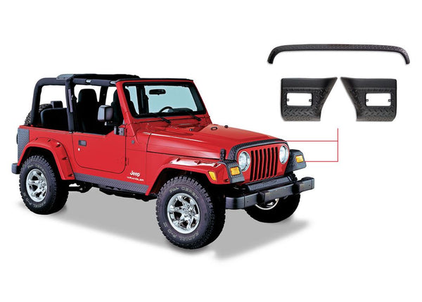 Bushwacker Front HOOD BT Stone Guard W/2 FRT Corner
