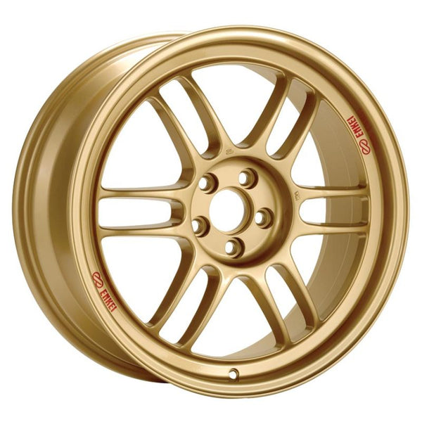 Enkei RPF1 17x9 5x114.3 45mm Offset 73mm Bore Gold Wheel RX8