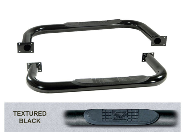 Rugged Ridge Nerf Bars — 1976-1986 Jeep Cj-7 (Drilling Req)
