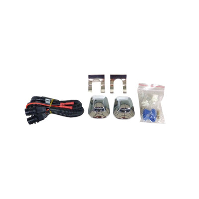 Westin Fey License Plate Light Kit for Universal & Perfect Match 31000 / 31001 / 32000 Bumpers - Chrome (00007153)