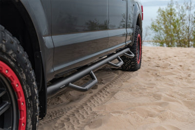 N-Fab Marchepied Nerf Step 15-17 Ford F-150 SuperCrew caisse de 5.5 pi - noir texturé - accès à la caisse - 3 po