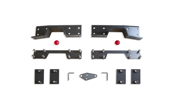Maxtrac Suspension 2007-2018 Silv/Sierra 1500 (2019 Ld/Ltd)2/4WD Rear Steel Cframe Support Kit (Use with 7.5" Rear Drops)