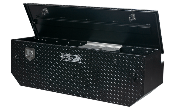 Highway Product 60 X 19.5 X 21 5TH Wheel Tool Box with Plate Lid, Plate Base - 3022-002-Bk62