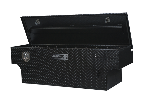 Highway Product 60 X 19.5 X 21 5TH Wheel Tool Box with Plate Lid, Plate Base - 3022-004-BK62