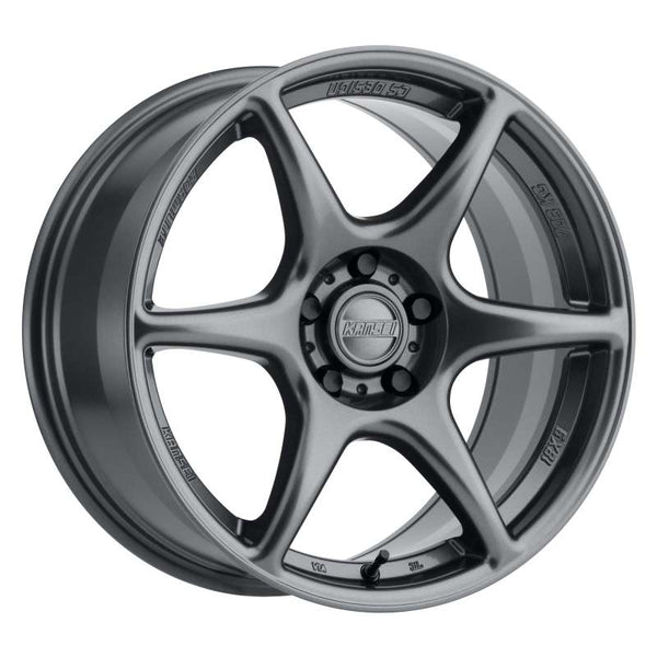 Kansei Roue K11G Tandem 18x8.5 po / 5x100 / déport 35mm / alésage 73.1mm - gris métal