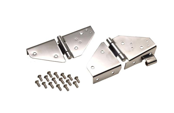 Kentrol Évent de capot 78-86 Jeep CJ - argent poli