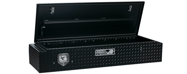 Highway Product 58 X 10.5 X 18 5TH Wheel Partner Box with Black Diamond Plate Base, Bplate Lid - 3122-001-BK62