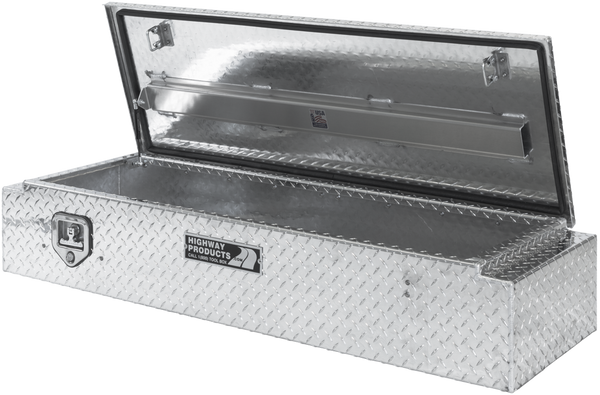 Highway Product 58 X 10.5 X 18 5TH Wheel Partner Box with Diamond Plate Base, Diamond Plate Lid - 3122-001