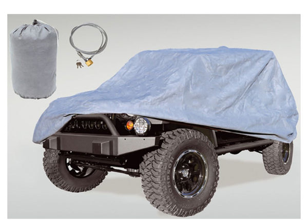 Rugged Ridge Three Layer FULL CAR Cover 0715 JEEP Wrangler 2DR(COVERLOCK & BAG)