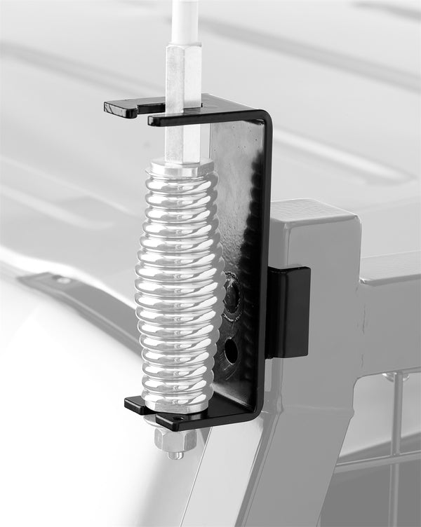 BackRack Headache Rack Mining/Buggy Whips Attachment Bracket - Black (BK41008)