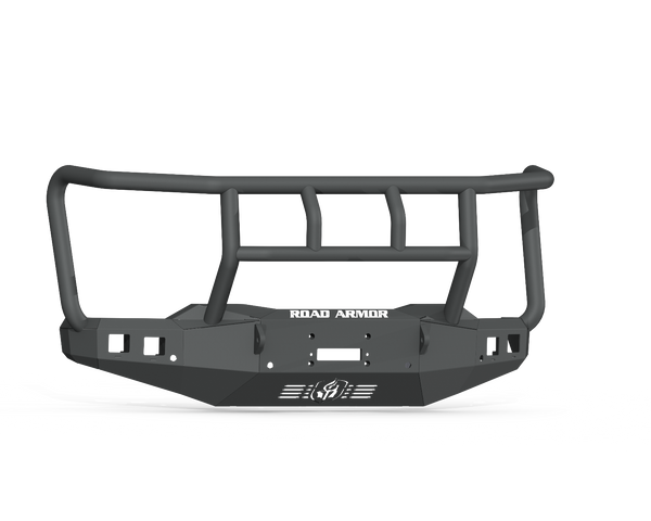 Road Armor 2020-2023 Silverado 2500/3500 Hd Stealth Front Winch Compatible Bumper Titan Ii Guard Texture Black (3202F2B)