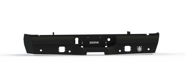 Road Armor 2020+ Silverado/Sierra 2500/3500 Vaquero Rear Bumper Texture Black (3202VR0B)