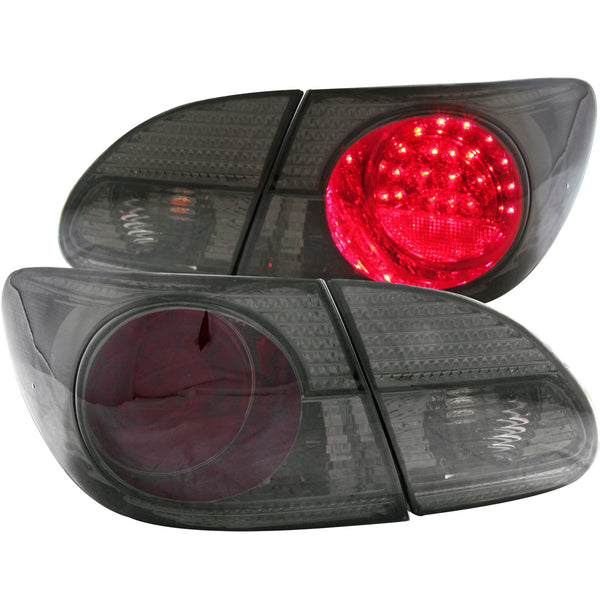 ANZO USA - Tail Light Assembly - 321270 — 2003-2008 Toyota Corolla