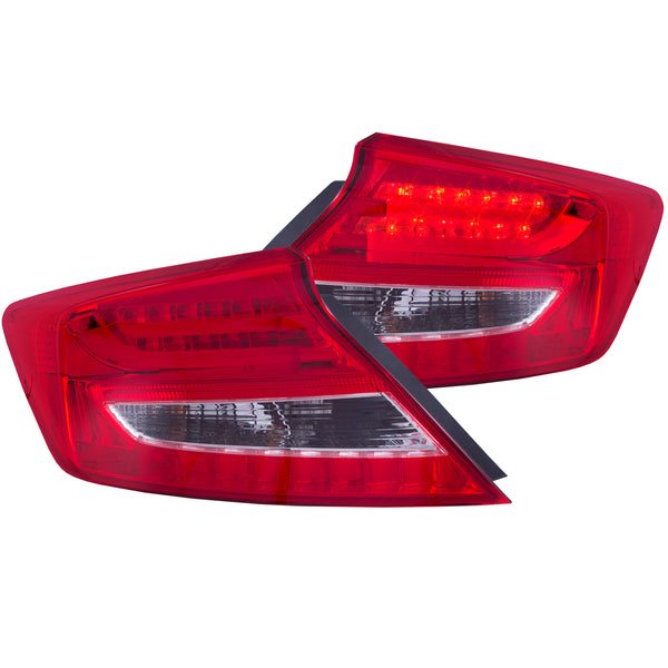 ANZO USA - Tail Light Assembly - 321312 — 2012-2013 Honda Civic