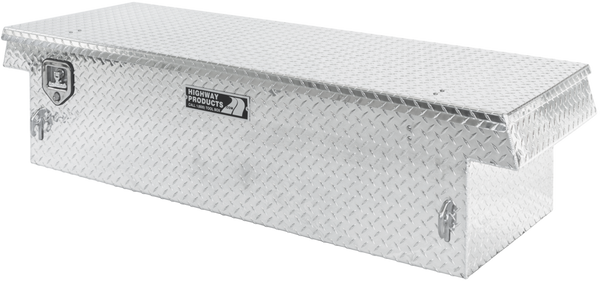 Highway Product 70 X 16 X 20 Single Lid Tool Box with Diamond Plate Base, Diamond Plate Lid - 3222-001