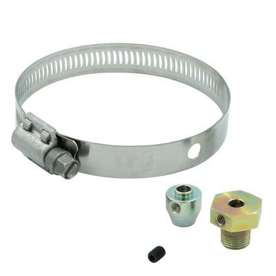 AutoMeter Ensemble de raccords, thermocouple, 1/8NPT mâle avec vis de calage et collier de serrage, acier