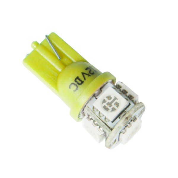 AutoMeter LED Bulb, Replacement, T3 Wedge, Amber