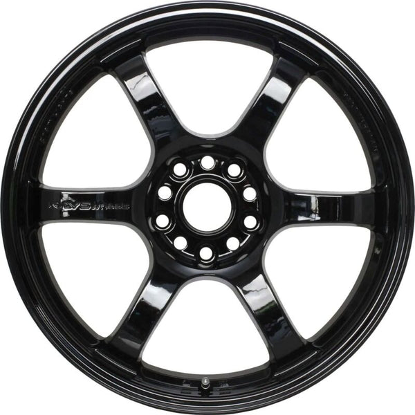 Gram Lights 57DR 18x9.5 +38 5x114.3 Glass Black Wheel (Min Order Qty 20)