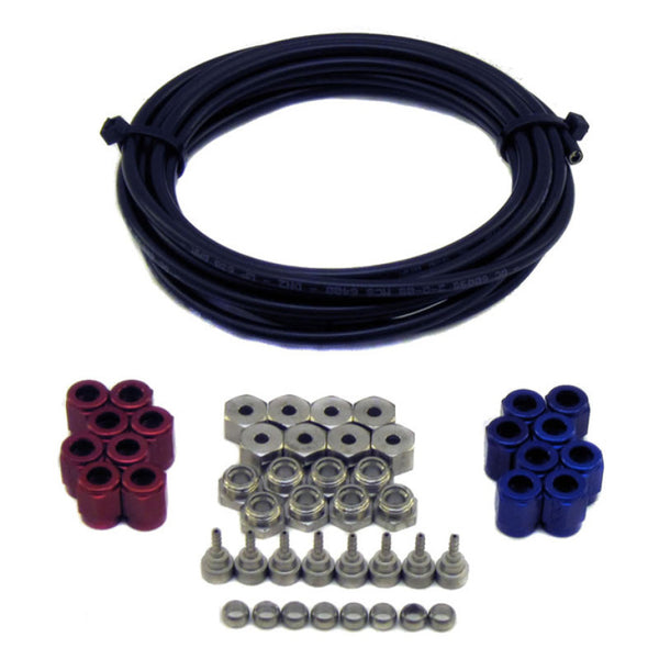 Nitrous Express Conversion de tuyau noir D-2 pour systèmes à orifice direct 4 cylindres