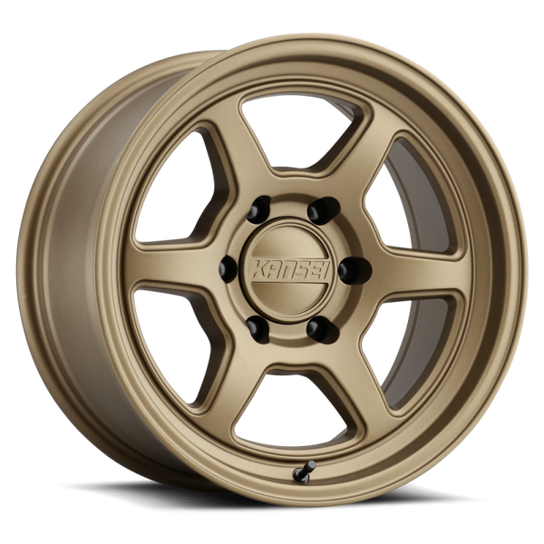 Kansei Roue K14B Roku 17x8.5 po / 5x127 / déport -10mm / alésage 78.1mm - noir brillant
