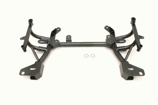 BMR Traverse K-Member avec supports moteur LS1 Turbo et supports de crémaillère standard 98-02 F-Body 4e génération - noir martelé