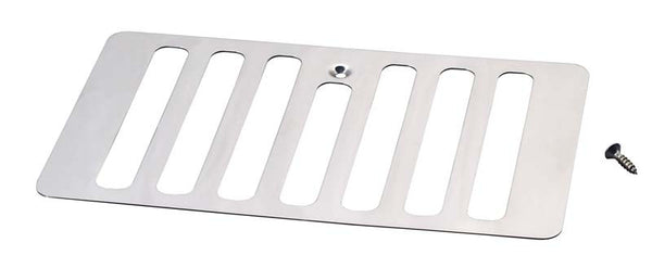 Kentrol Évent de capot 98-06 Jeep Wrangler TJ - argent poli