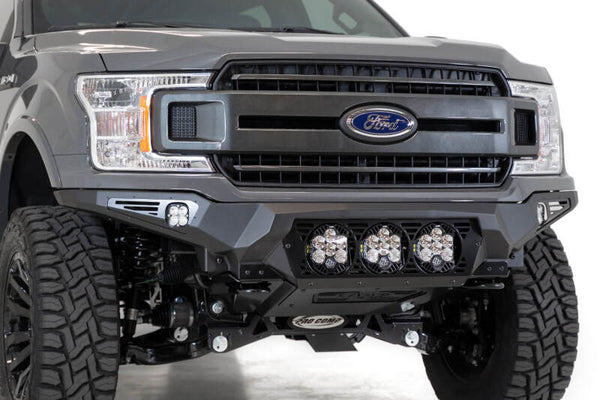 Addictive Desert Designs Pare-chocs avant Bomber avec 3 supports Baja Designs LP6 18-20 Ford F-150