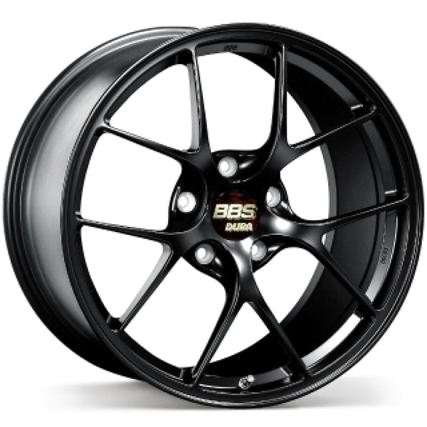 BBS RI-D 20x9.5 5x112 ET10 82mm Matte Black Wheel 82mm PFS Ring/Clip Required