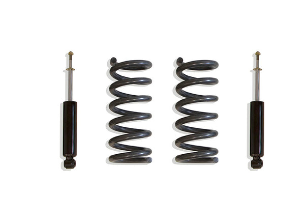 MaxTrac Suspension 2009-2018 Ram 1500/2019-2023 1500 Classic (Single/V8/2Dr)2Wd Front Steel 2In Lowering Coils with Front Shocks (Single/V8/2Dr)