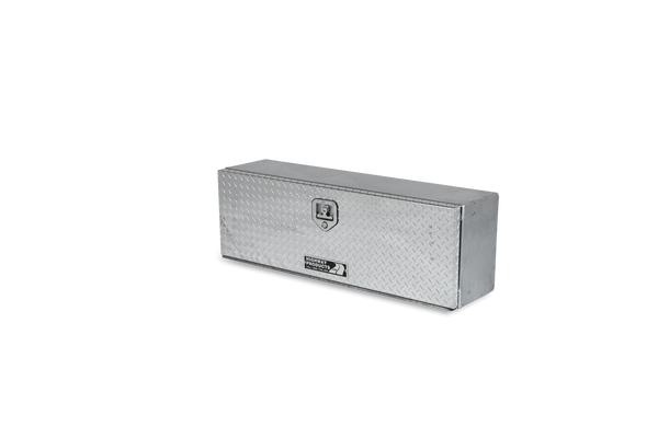 Highway Product 48 X 16 X 13 High Side Tool Box with Diamond Plate Door, Smooth Aluminum Base - 3813-003
