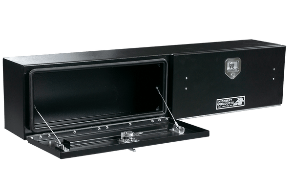 Highway Product 65 X 16 X 13 High Side Tool Box with Smooth Black Door, Smooth Black Base - 3813-005-BK62