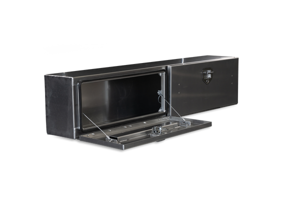 Highway Product 96 X 16 X 13 High Side Tool Box with Smooth Aluminum Door, Smooth Aluminum Base - 3813-017