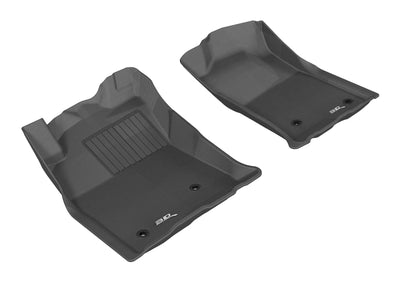 3D MAXpider Tapis de sol Kagu 1re rangée 2005-2011 Toyota Tacoma Reg/ACS/DBL Cab - noir